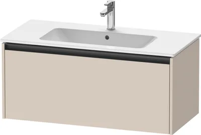 Produktbild von Duravit Ketho.2 Wastafelonderkast 101x48x44 cm Supermat Taupe