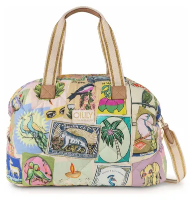 Produktbild von Oilily Reisetasche Umhängetasche Coosje Overnighter Almond Oil bunt