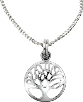 Produktbild von V Anhänger mit Kette 925/- Sterling Silber 40+5cm weiß 299240103R-45