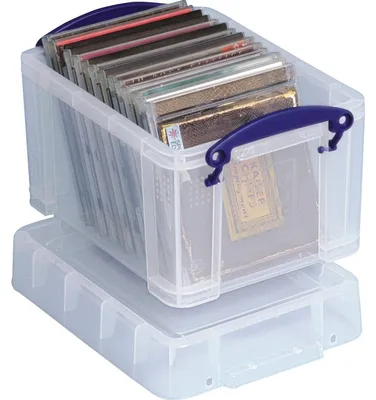 Produktbild von Really Useful Boxes 5060024801774, Aufbewahrungsbox, Transparent, Rechteckig, Kunststoff, Einfarbig, Transparent