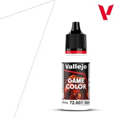 Image de Game Color Acrylfarbe Vallejo 72001 Dead White 17ml Miniatur Farbe