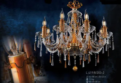 Obrázok produktu pre Bohemia závesné stropné svietidlo luster lampa krištáľové lampy svetlá lustre