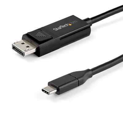 Obrázek produktu pro StarTech.com CDP2DP141MBD, 1 m, USB typu C, DisplayPort, Samec, Samec, Přímý