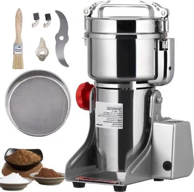 Produktbild von Handgeführte Getreidemühle - 1000g - 3750W - Edelstahl - Trockene Mühle
