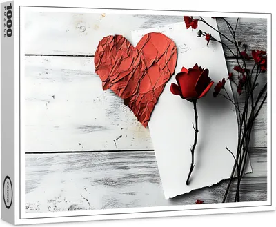 Produktbild von raxxa Premium-Puzzle "Hearts", 1000 Teile