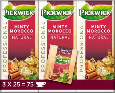 Produktbild von Pickwick - Professional Minty Marocco - 3x 25 Teebeutel