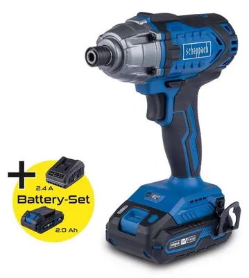 Image de Clé a choc sans fil C-ID180-X -  1/4 brushless 180 Nm 3600 bmp - SCHEPPACH 20V IXES - sans batterie ni chargeur