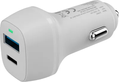 Produktbild von Xlayer Kfz-Ladegerät USB-C PD 48W,USB QC3.0 18W Dual Adapter Schnellladegerät
