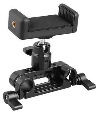 Zdjęcie produktu dla Adapter do mocowania na szynie 15 mm z uchwytem na telefon komórkowy