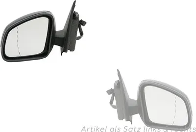 Produktbild von Außenspiegel passend für Smart Fortwo/Forfour -453 07/14- Set links & rechts schwarz A4538110101 A4538113700 A4538116100 A4538113500 A453811 Johns
