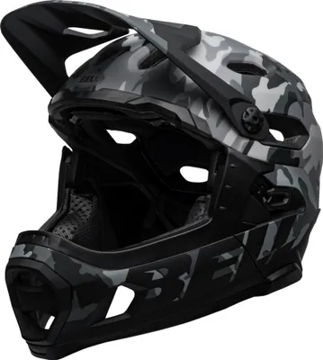 Produktbild von Bell SUPER DH Spherical Fahrradhelm matte/gloss black camo L Schwarz