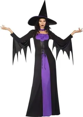 Productafbeelding van Amscan Halloween Kostuum voor Dames - Heksenthema maat XXL