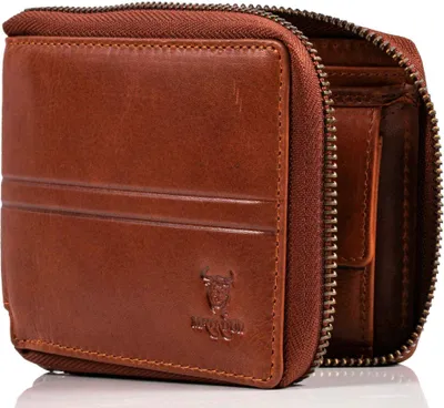 Produktbild von MATADOR Herren Leder Geldbörse RFID Antik Vintage Braun