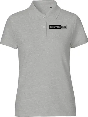 Produktbild von Hellweg Druckerei Baumwoll-Polo Schützenkind Modern Geschenk Oberteil Sport Grey Größe XS Bio Baumwolle Fairtrade Schützenkind Modern Aufmerksamkeit