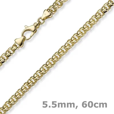 5-5mm-Garibaldi-Kette-aus-585-Gelbgold-60cm