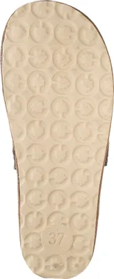 Produktbild von Fischer Damen Hausschuh Filz Pantoffel große Schnalle lose Einlagen 645009, Größe:38 EU, Farbe:Braun