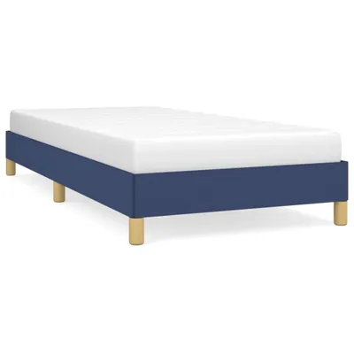 Image de vidaXL Cadre de lit sans matelas bleu 80x200 cm Tissu