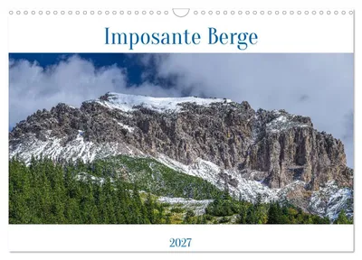 Produktbild von Imposante Berge (Wandkalender 2027 DIN A3 quer), CALVENDO Monatskalender
