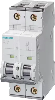 Produktbild von Siemens Leitungsschutzschalter Allstromsensitiver 6 A 2-polig, Auslösecharakteristik B (5SY5206-6)