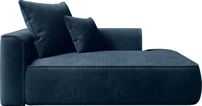 Produktbild von Recamiere rechtsseitig - Cord - Blau - PINETA