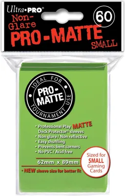 Obrázok produktu pre Ultra Pro - Lime Green Pro-Matte Sleeves malé (60)