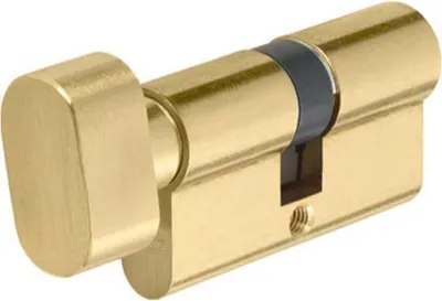 Zdjęcie produktu dla Wkładka bębenkowa Abus KE45MM 40g/30 z mosiężną gałką, klasa A, 3 klucze nacinane
