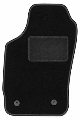 Produktbild von Fahrermatte Velours für Peugeot 309 1985-1993 (Liftback) – 1-tlg, Schwarz, passgenau – Wielganizator LUX