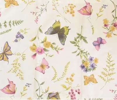 Produktbild von Gardine mit Druckmotiv Schmetterling 30 x 150 cm Bistrogardine