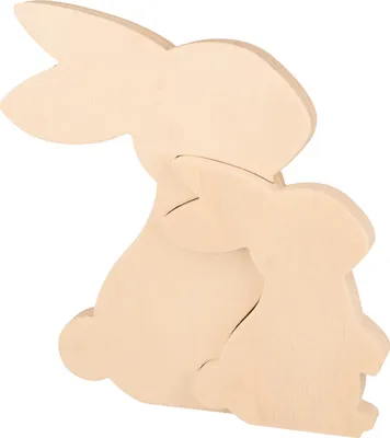 Produktbild von Nistpuppen - Hase aus Holz 20 cm