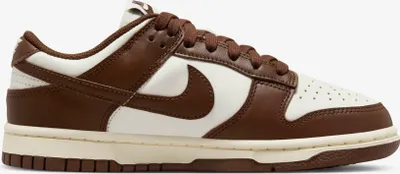 A side view of a Nike Dunk Low Cacao Wow sneaker.