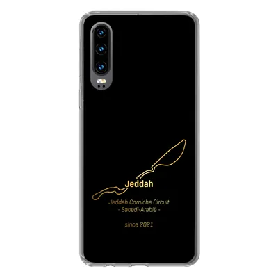 Produktbild von MuchoWow® Handyhülle Schutzhülle Hülle für Huawei P30 Dschidda - Formel 1 - Rennstrecke Silikon Softcase Handy Hülle - Kartenbesitzer