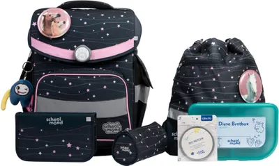 Produktbild von School-Mood Timeless Pro Schulranzen-set dunkelblau 42 x 36 x 21