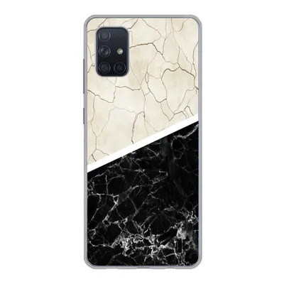 Produktbild von MuchoWow® Handyhülle Schutzhülle Hülle für Samsung Galaxy A71 Marmor - Muster - Luxus Silikon Softcase Handy Hülle - Kartenbesitzer