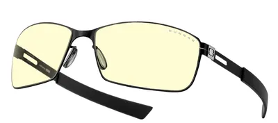 Produktbild von Gunnar Optiks Vayper, Rechteck, Gaming, Schwarz, Edelstahl, Mittlere Größe, Bernstein