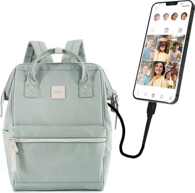 Produktbild von Geräumiger Laptop-Rucksack mit USB-Anschluss - Himawari