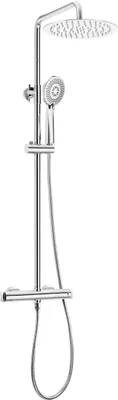 Produktbild von Duschsystem, mit Duscharmatur, thermostatisch - chrom