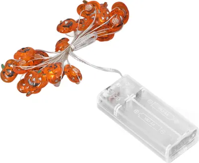 Obrázek produktu pro Dýňová světla String 2m dlouhý 20ks LED měděný drát DIY baterie napájené dekorativní Halloween Imitace pro vnitřní venkovní
