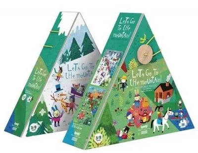 Image de Puzzle réversible « Allons à la montagne  », Londji
