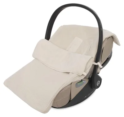 Image de Jollein Basic Knit, housse pour sac de couchage bébé, beige, garçon/fille