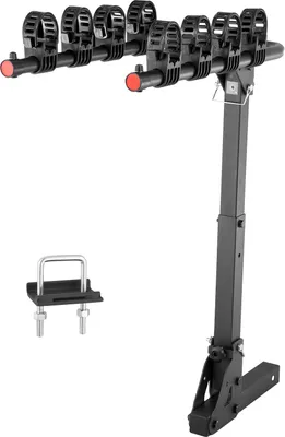 Produktbild von Bagażnik rowerowy VEVOR do sprzęgu przyczepy, platforma na 4 rowery, nośność 68 kg, sprzęg rowerowy do odbiornika 50,8 mm, składany bagażnik rowerowy do samochodu, SUV-a, ciężarówki