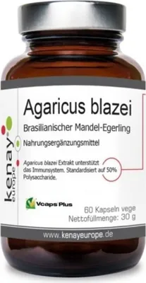 Produktbild von Nahrungsergänzungsmittel Kenay Agaricus Blazei Brasilianischer Pilz (60 Kapseln) 6408
