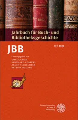 Image de Jahrbuch für Buch- und Bibliotheksgeschichte 10 | 2025