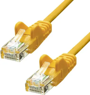 Produktbild von ProXtend V-5UTP-002Y, 0,2 m, Cat5e, U/UTP (UTP), RJ-45, RJ-45, Gelb
