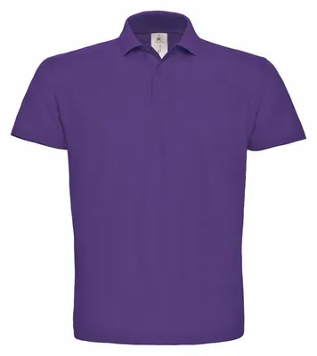 Image de B&C ID.001 Polo unie, manches courtes FK112 (XL) (violet)