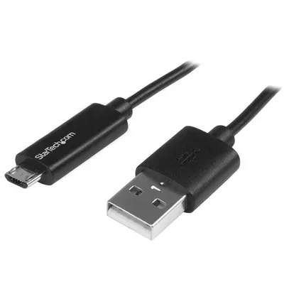Obrázek produktu pro StarTech.com USBAUBL1M, 1 m, USB A, Micro-USB B, USB 2.0, 0,48 Gbit/s, Černá