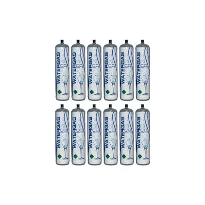 Produktbild von 12× 600‑g‑CO₂‑Einwegkartuschen M11x1 – Lebensmittelqualität E290 für Wassersprudler
