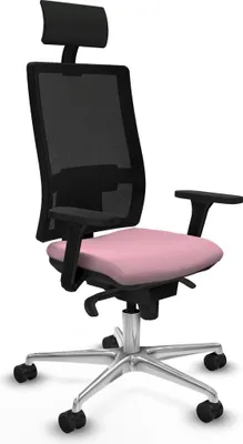 Produktbild von Bürostuhl mit Kopfstütze Piqueras y Crespo 3D086N1 Rosa
