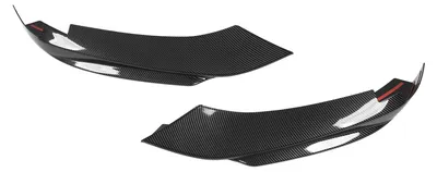 Produktbild von 1 Paar Frontstoßstangen-Lippenspoiler, Kohlefaser-Stil, Ersatz für 4er-Serie F32 F33 F36 M Sport 2014-2020
