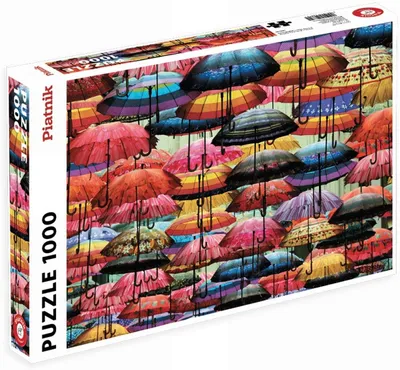 Produktbild von PIATNIK Puzzle Bunte Regenschirme 1000 Teile