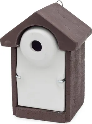 Produktbild von Nistkasten 28 mm, braun Holzbeton